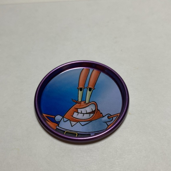 SpongeBob SquarePants Arcade Exclusive Rare Metal Pogs Set - Picture 8 of 14